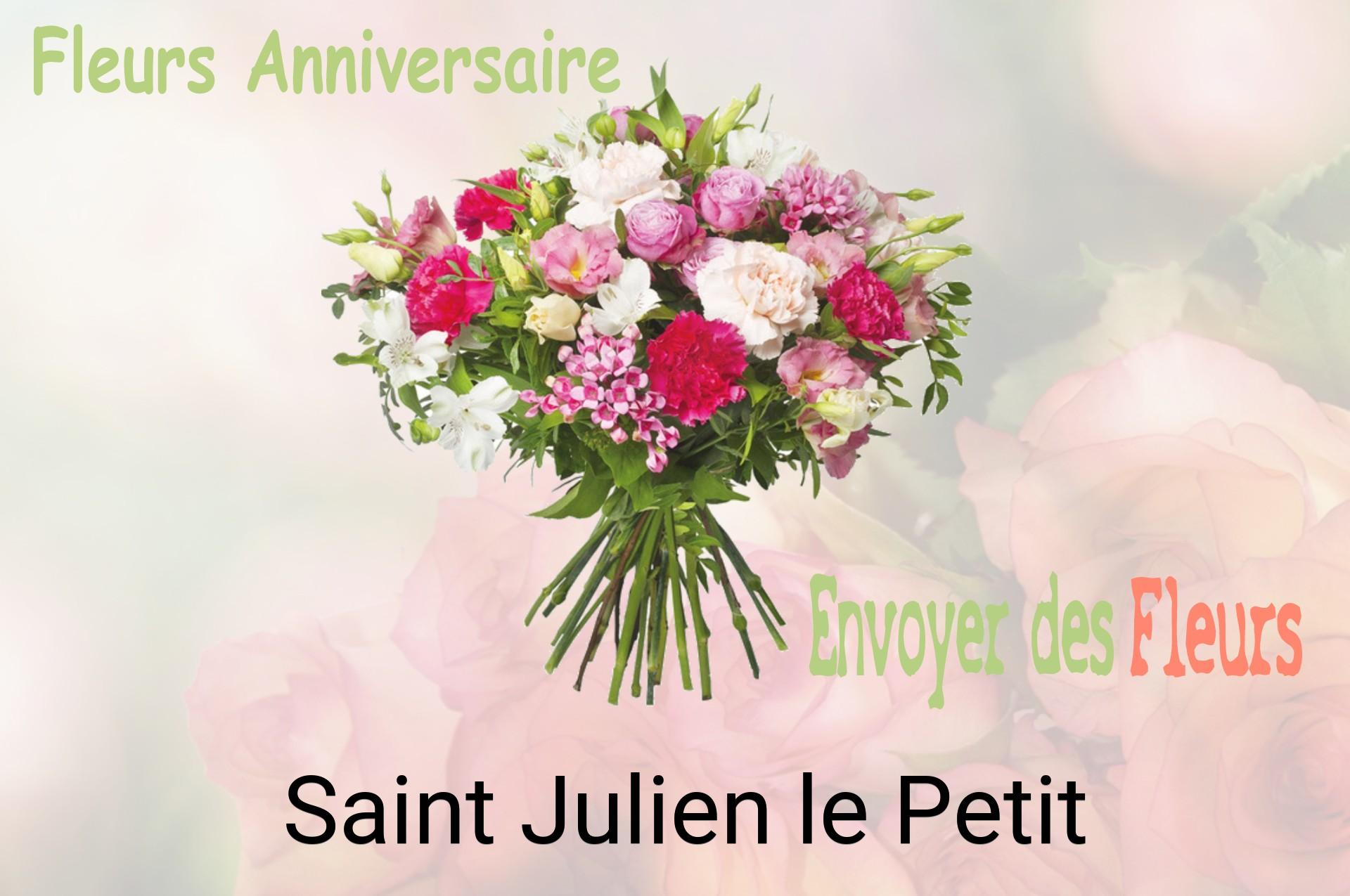 Bouquet de fleurs d’anniversaire livré à Saint-Julien-le-Petit