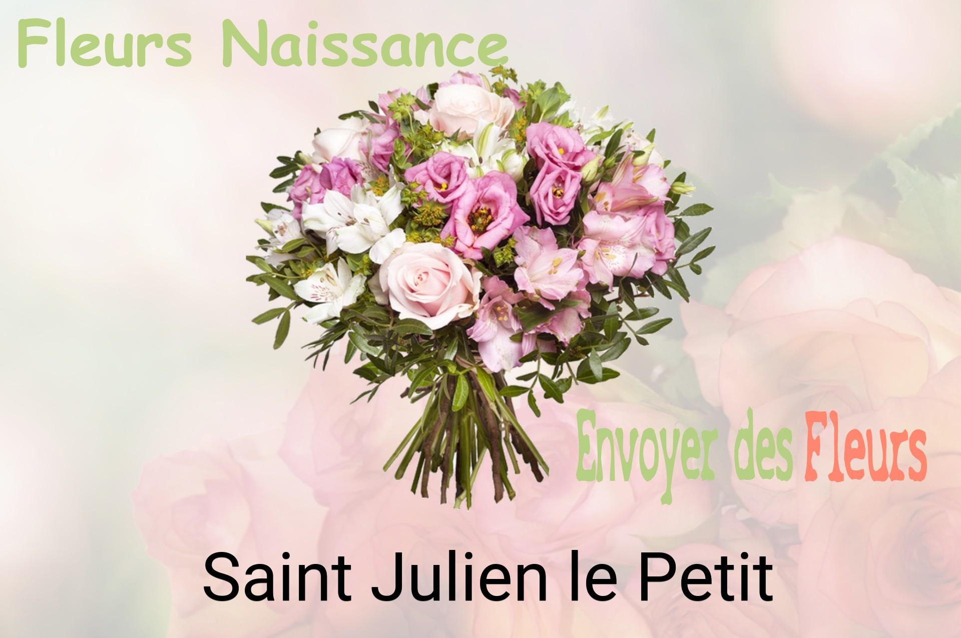 Bouquet de fleurs de naissance livré à Saint-Julien-le-Petit
